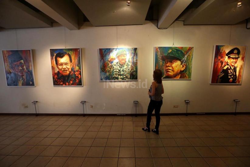 Melihat Karya Lukis Potret Tokoh Inspirasi Perubahan Bangsa - Bagian 1