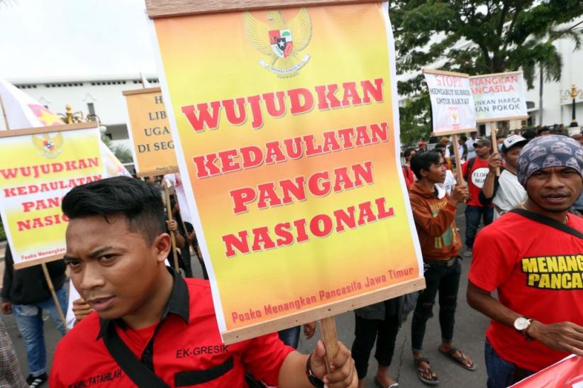 Unjuk Rasa Tolak Kebijakan Impor Beras - Bagian 6