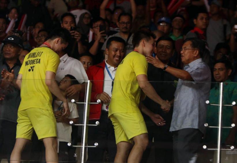 Gaya Kevin-Marcus Juarai Ganda Putra Indonesia Masters 2018 - Bagian 5