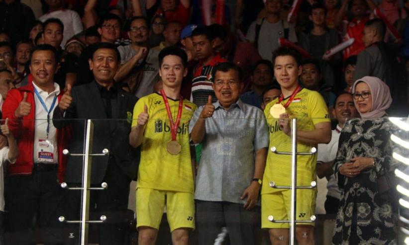 Gaya Kevin-Marcus Juarai Ganda Putra Indonesia Masters 2018 - Bagian 6