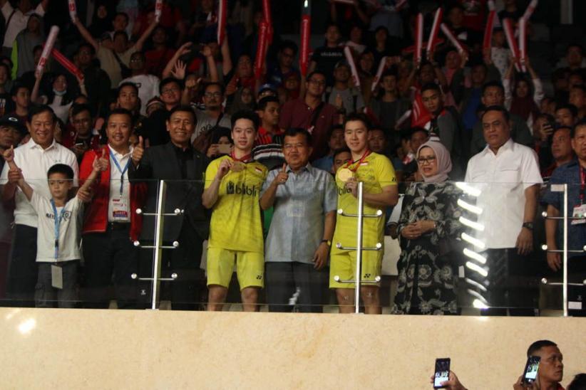 Gaya Kevin-Marcus Juarai Ganda Putra Indonesia Masters 2018 - Bagian 7