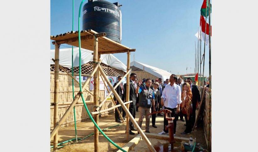 Momen Jokowi Kunjungi Pengungsi Rohingya di Bangladesh - Bagian 5