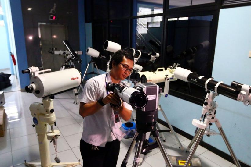 Intip Persiapan Planetarium Sambut Super Blue Blood Moon - Bagian 1