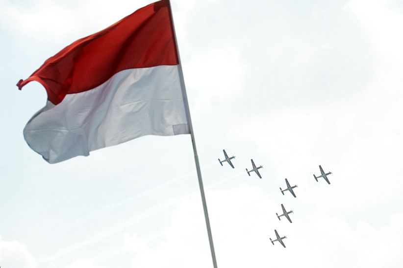 Atraksi Jupiter Aerobatic Team Ramaikan Pesta Rakyat TNI AU - Bagian 2
