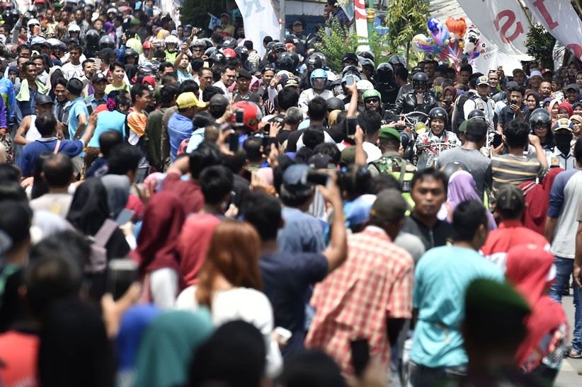 Bak Bikers Sejati, Ini Gaya Jokowi Touring dengan Chopper ke Sukabumi