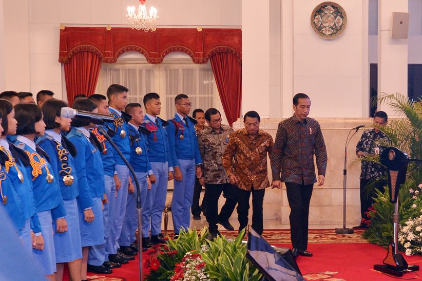 Jokowi Ajak Siswa Taruna Nusantara Berjuang Keras Wujudkan Indonesia Kuat - Bagian 5