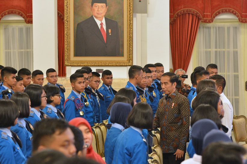 Jokowi Ajak Siswa Taruna Nusantara Berjuang Keras Wujudkan Indonesia Kuat - Bagian 4