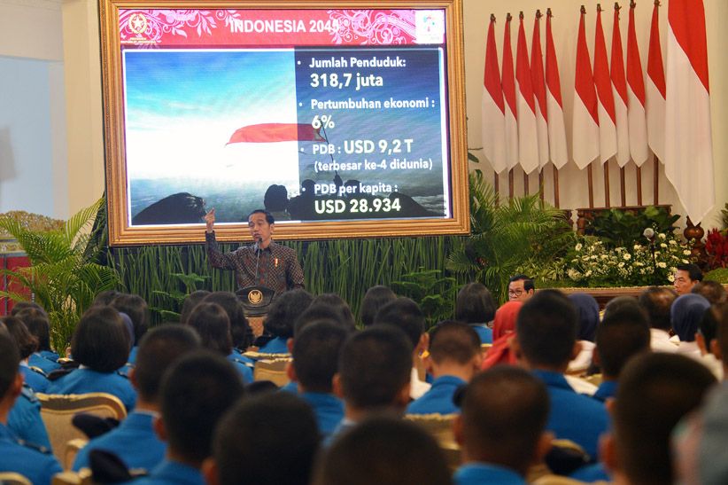 Jokowi Ajak Siswa Taruna Nusantara Berjuang Keras Wujudkan Indonesia Kuat - Bagian 1