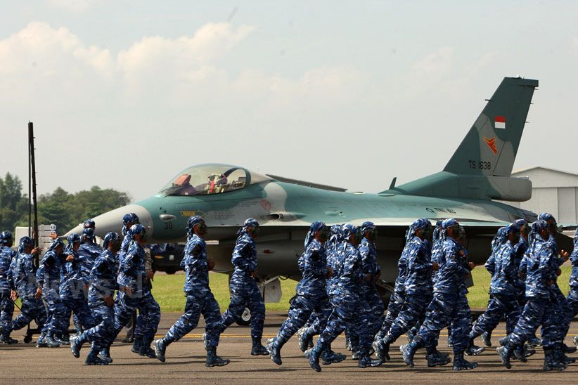 Kemeriahan HUT Ke-72 TNI AU, Ada Aksi Bela Diri hingga Atraksi Jupiter - Bagian 8