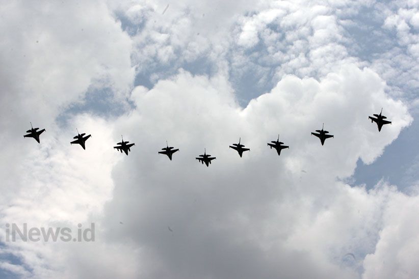 Kemeriahan HUT Ke-72 TNI AU, Ada Aksi Bela Diri hingga Atraksi Jupiter - Bagian 15
