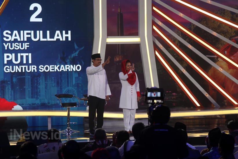 Dua Kandidat Pasangan Pilgub Jawa Timur Ikut Debat Terbuka - Bagian 4