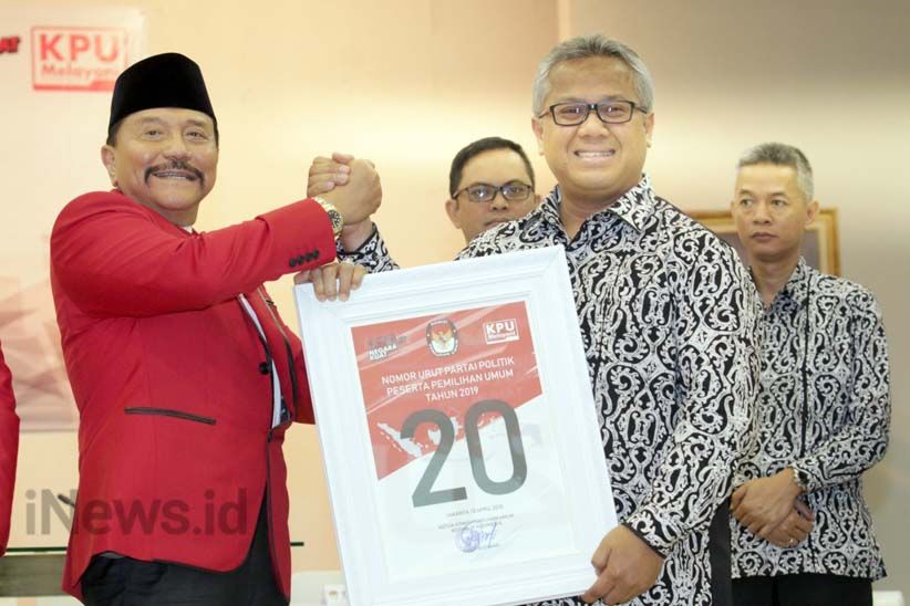 Resmi, PKPI Peserta Parpol Pemilu 2019 Bernomor Urut 20 - Bagian 1