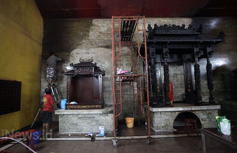 Jelang Imlek Vihara Amurva Bhumi Bersih-Bersih  - Bagian 4