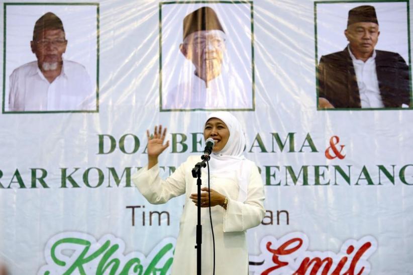Kader Muslimat NU Doa Bersama Menangkan Khofifah-Emil - Bagian 3