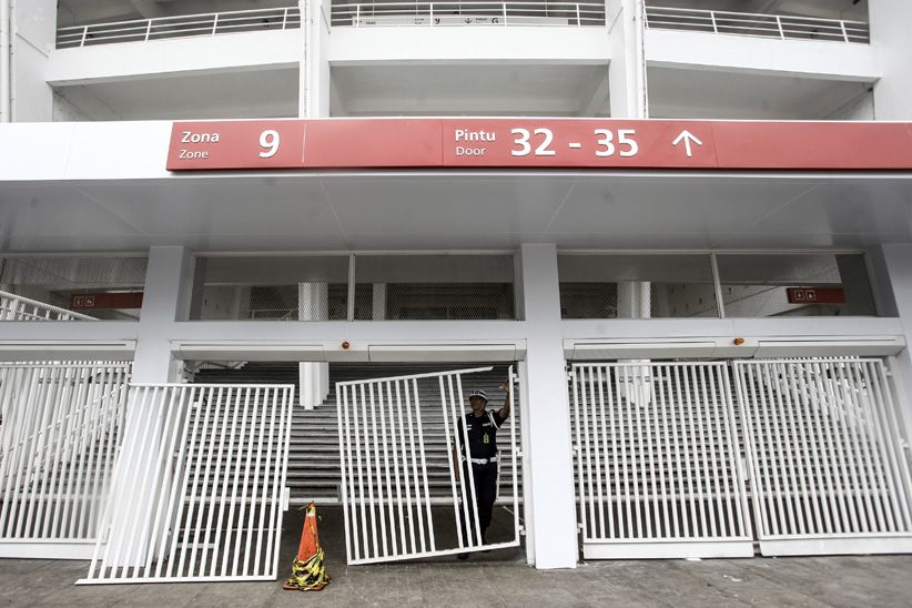 Penampakan Fasilitas SUGBK yang Dirusak Suporter Persija - Bagian 3