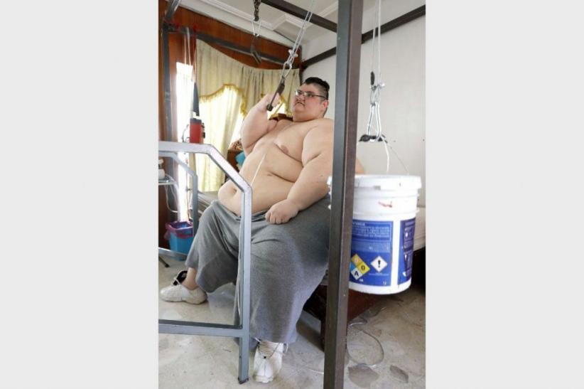 Melihat Perjuangan Pria Terberat di Dunia Pangkas Bobot Tubuh dengan Berolahraga - Bagian 17