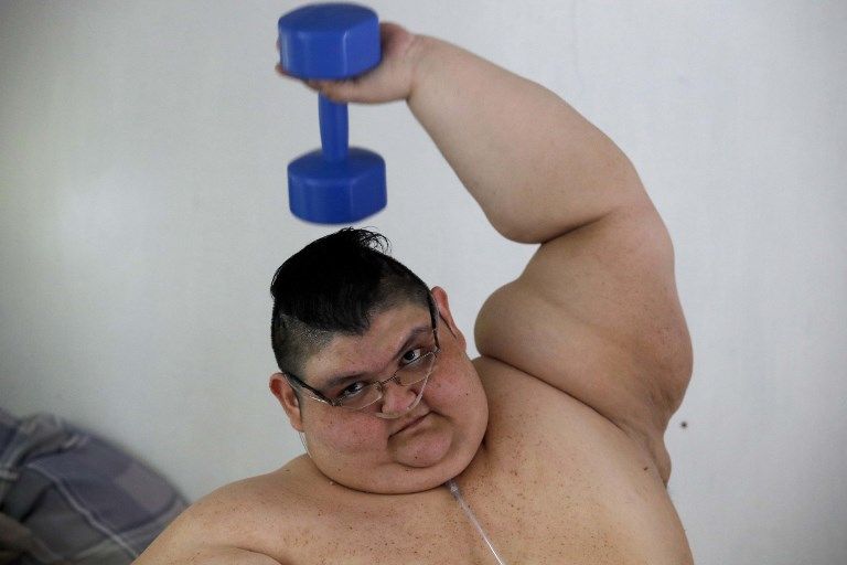 Melihat Perjuangan Pria Terberat di Dunia Pangkas Bobot Tubuh dengan Berolahraga - Bagian 10