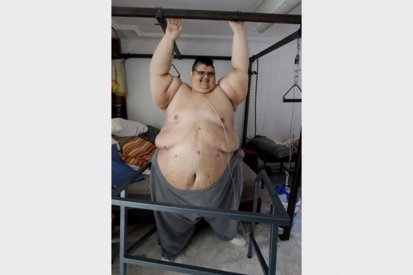 Melihat Perjuangan Pria Terberat di Dunia Pangkas Bobot Tubuh dengan Berolahraga - Bagian 16