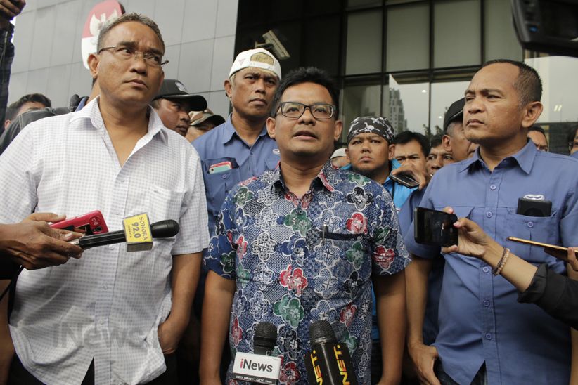 Cek Perkembangan Kasus Dugaan Korupsi di JITC, Serikat Pekerja Datangi KPK  - Bagian 4