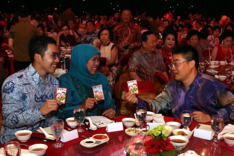Ribuan Etnis Tionghoa Dukung Khofifah Jadi Gubernur Jatim - Bagian 1
