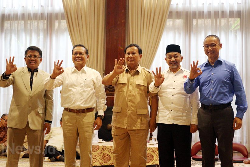 Prabowo Gelar Pertemuan Partai Koalisi Asyik - Bagian 1