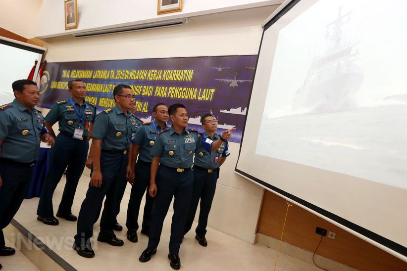 Koarmatim TNI AL Gelar Latihan Keamanan Laut - Bagian 1