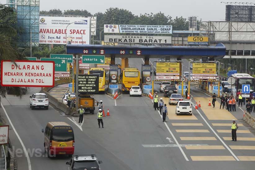 Aturan Sistem Ganjil Genap Tol Bekasi Mulai Berlaku - Bagian 1