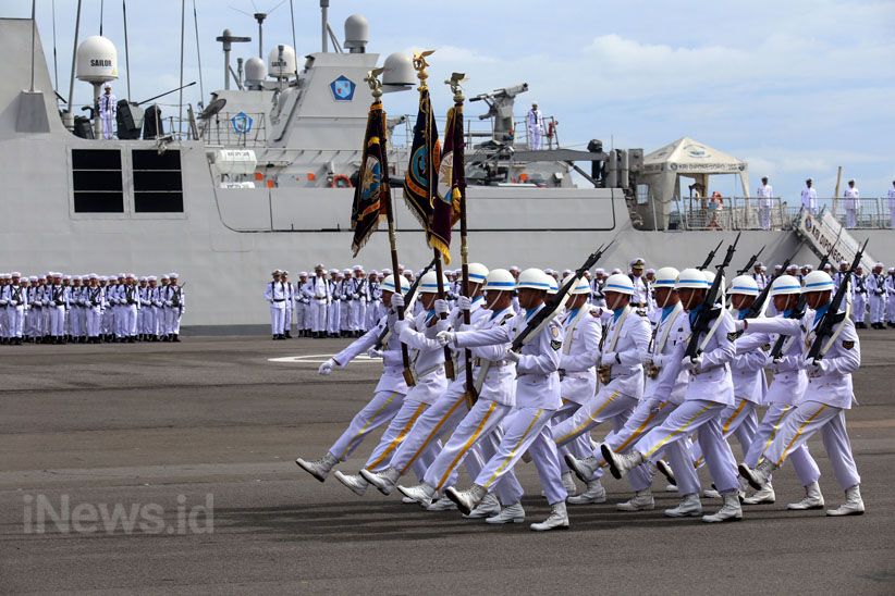 Upacara Pergantian 3 Petinggi TNI AL di Koarmatim  - Bagian 8