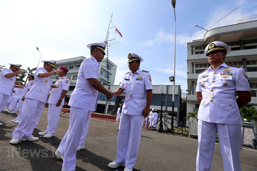 Upacara Pergantian 3 Petinggi TNI AL di Koarmatim  - Bagian 4