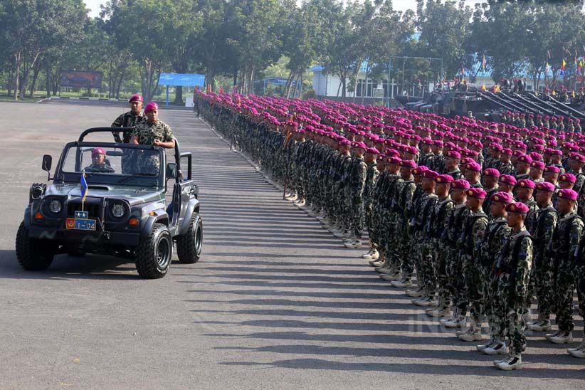Dankormar Pimpin Upacara Sertijab Komandan Pasukan Marinir-1  - Bagian 5