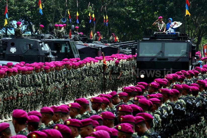 Dankormar Pimpin Upacara Sertijab Komandan Pasukan Marinir-1  - Bagian 7
