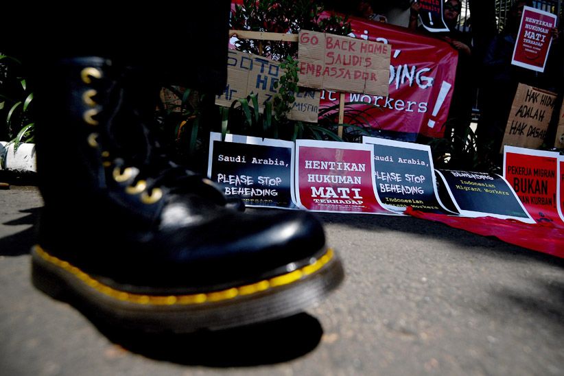 Kedubes Arab Saudi Didemo, Protes Eksekusi Mati TKI - Bagian 3
