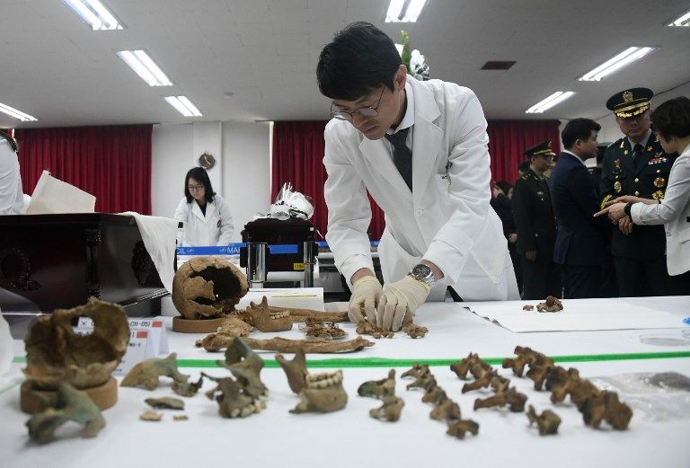 Sisa-Sisa Kerangka Bekas Perang Korea Dipulangkan ke China - Bagian 2