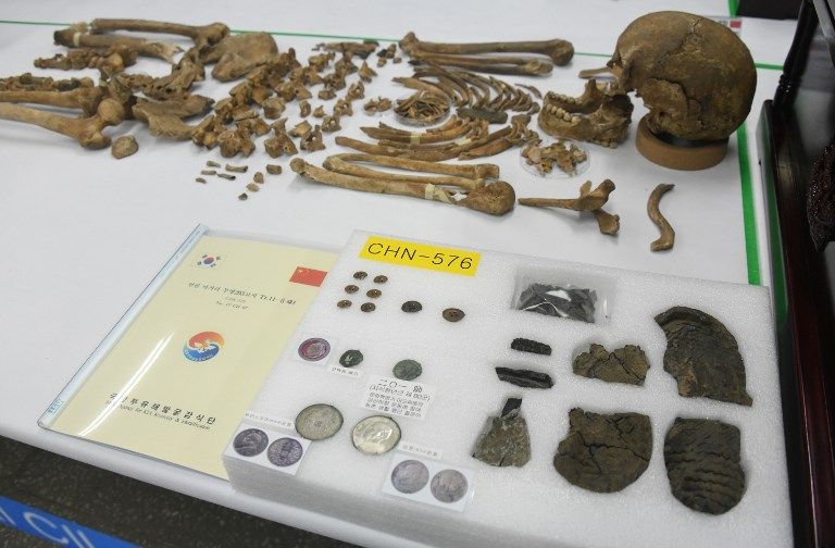 Sisa-Sisa Kerangka Bekas Perang Korea Dipulangkan ke China - Bagian 3