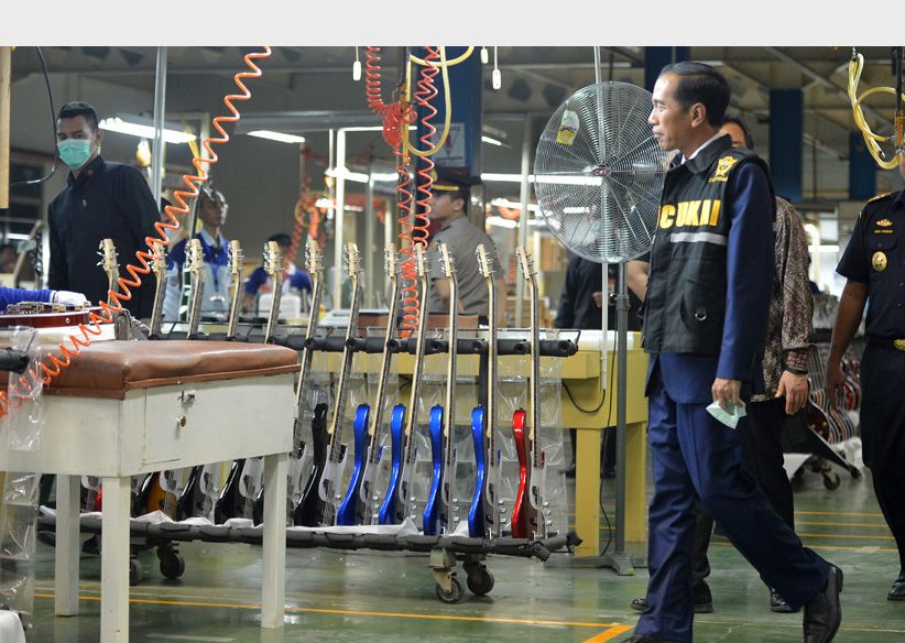 Jokowi bersama Sri Mulyani Luncurkan Perizinan Kepabeanan Online - Bagian 4