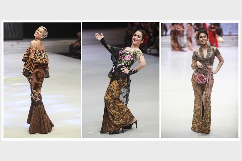 Menteri Susi Sepanggung dengan Super Model Melenggang di IFW  - Bagian 2