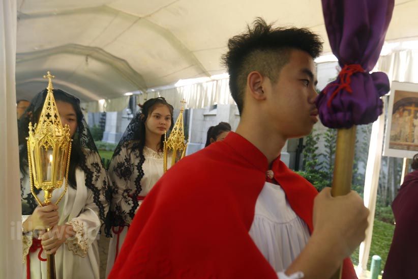 OMK Katedral Gelar Visualisasi Jalan Salib - Bagian 3