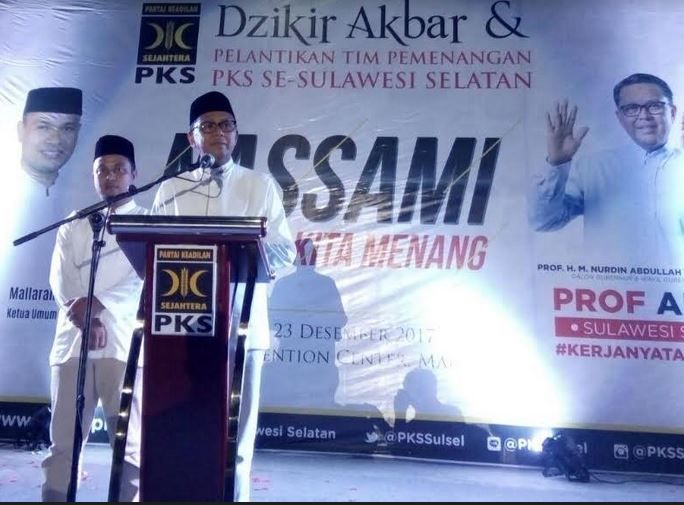 PKS Siap Berjuang untuk Kemenangan Prof Andalan di Sulsel