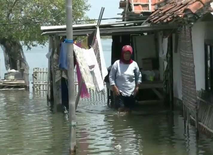 Ratusan Rumah di Subang Terendam Banjir Rob 
