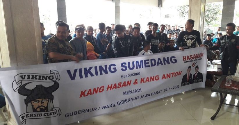 Viking Sumedang: Di Stadion Kami Persib, di Pilgub Kami Hasanah