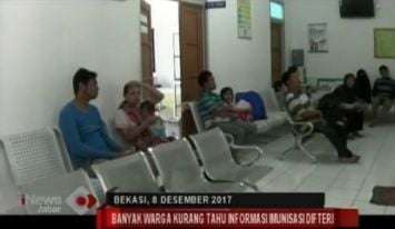 Kurang Informasi, Pelaksanaan Imunisasi Difteri di Bekasi Sepi 