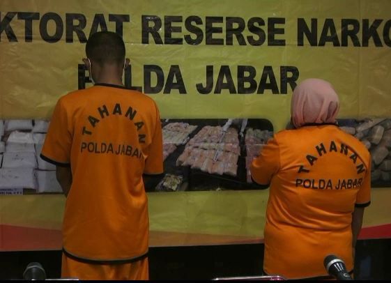 Polda Jabar Gagalkan Peredaran Narkoba Antarlapas Senilai Rp6 Miliar