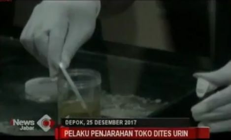 Anggota Geng Motor Penjarah Toko Pakaian Dites Urine