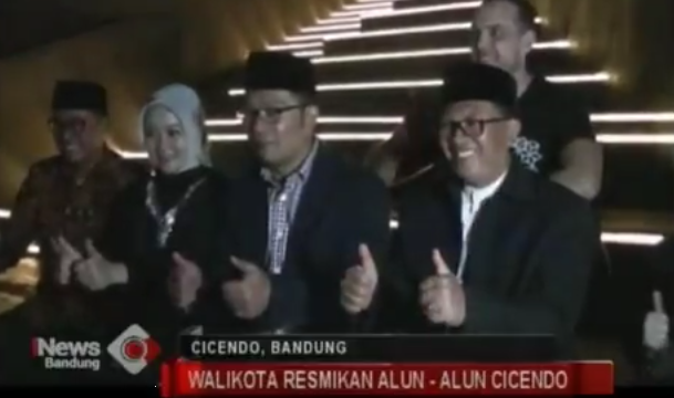Pemkot Bandung Resmikan Alun-Alun Cicendo 