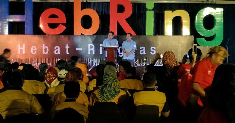 Deklarasi, Yossi-Aries Siap Menangkan Pilwalkot Bandung