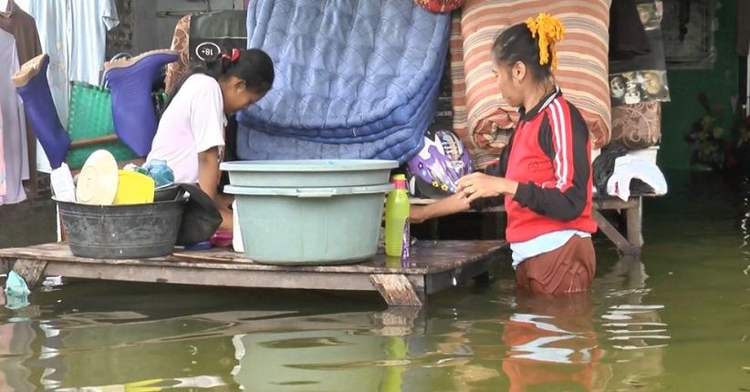 Jadi Langganan Banjir, Warga Malas Mengungsi Meski Debit Air Meningkat