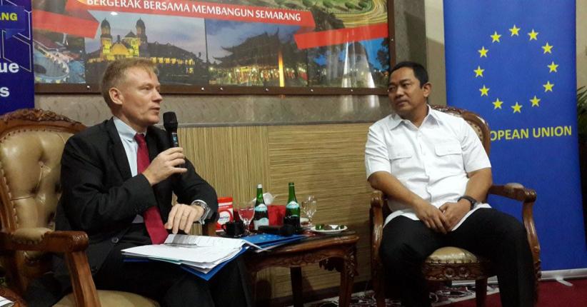 title Uni Eropa Tingkatkan Kerja Sama dengan Kota Semarang Uni Eropa Tingkatkan Kerja Sama dengan Kota Semarang