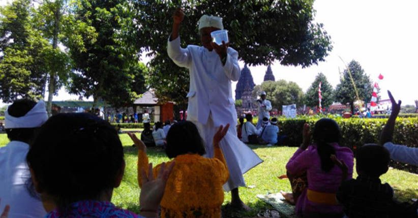 Hadiri Tawur Kesanga, Ini Pesan Menteri Agama untuk Umat Hindu 