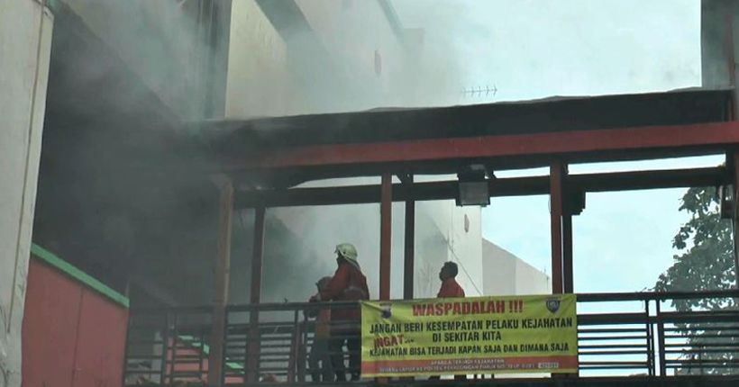 Kebakaran di Pasar Banjarsari, Api dari Sore hingga Siang Belum Padam