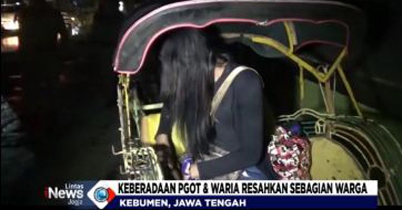 Gelandangan dan Waria Terjaring Razia Petugas Gabungan di Kebumen